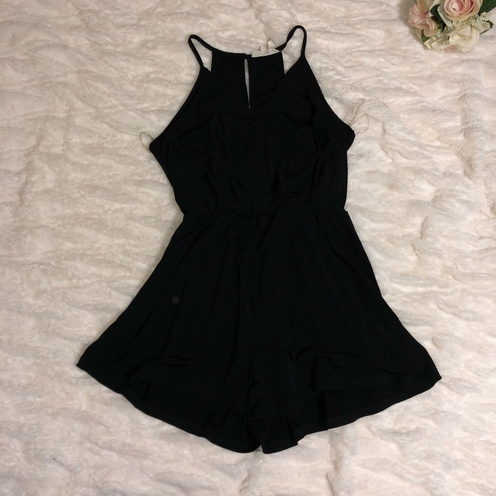 Metro med shorts romper black